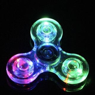Fidget spinner med multifarvet lys